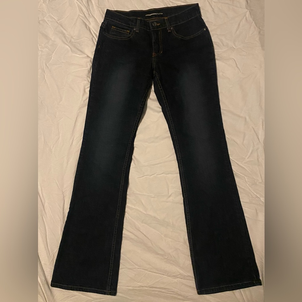 Bebe Women's Size 28 Dark Wash Blue Jeans 31-32 inch inseam